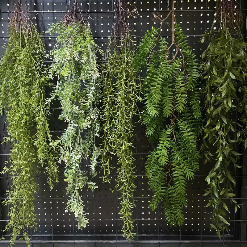 1 pièces plante verte artificielle rotin plantes d'herbe