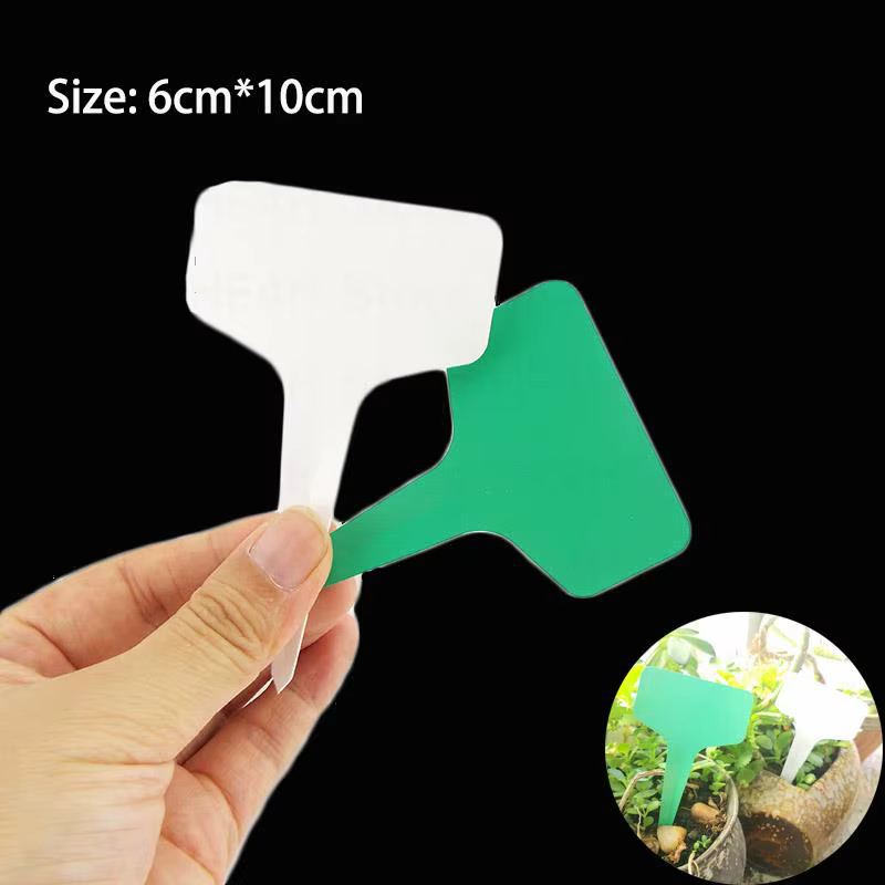 Étiquette en plastique pour fleurs de jardin