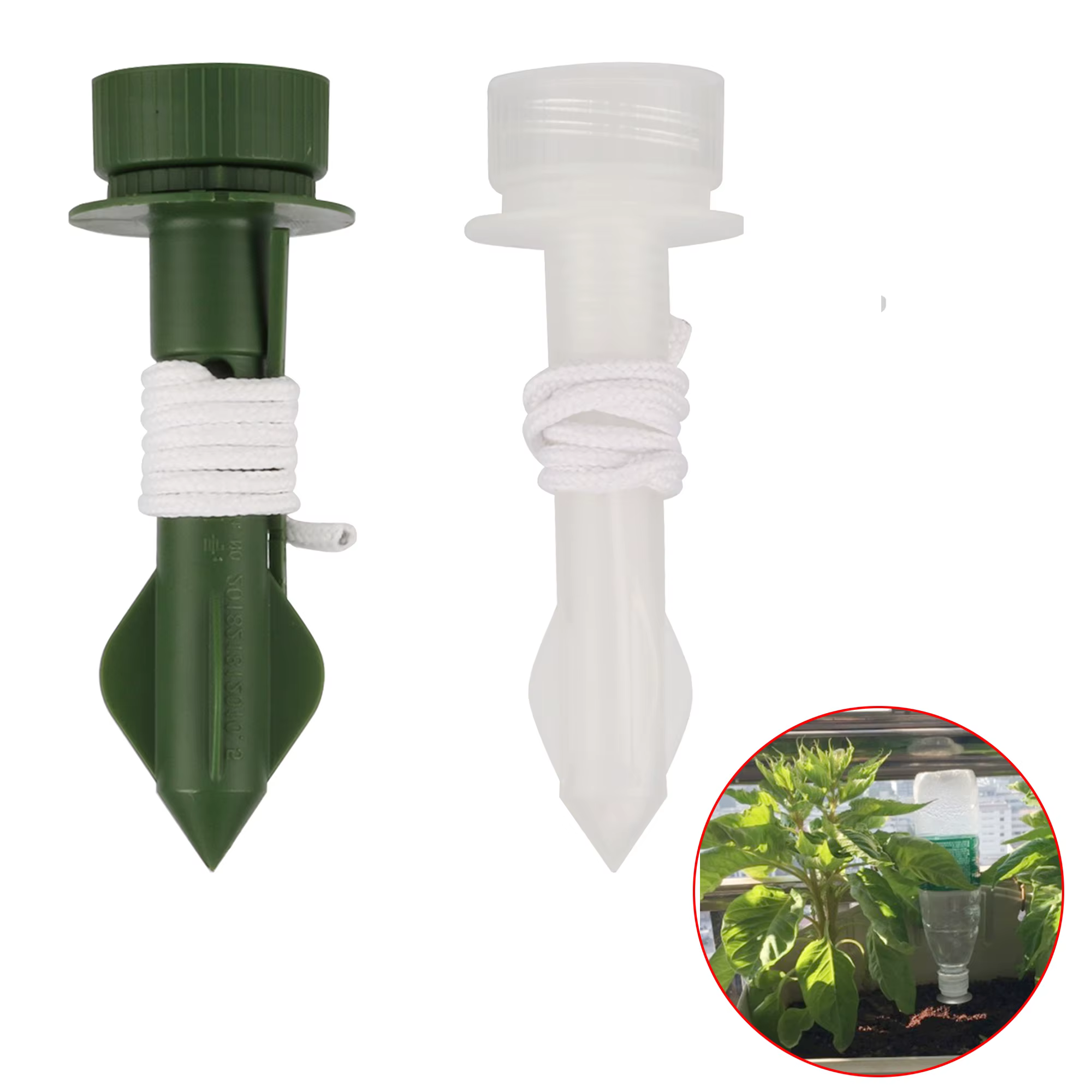 Jardinage tas d'arrosage de plantes en pot sol de jardin hydratant paresseux tas