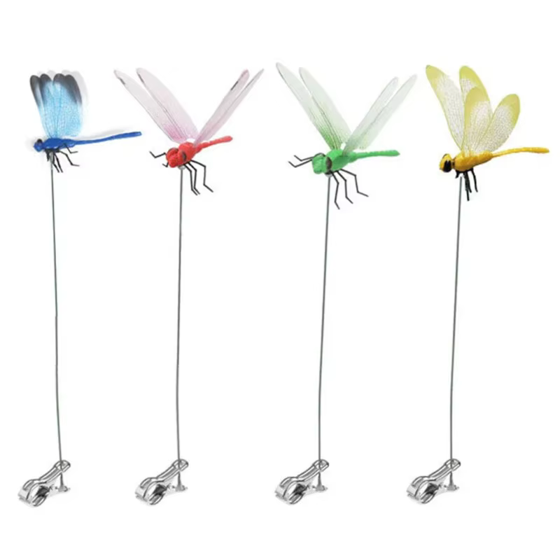 Clip de piquet libellule DIY
