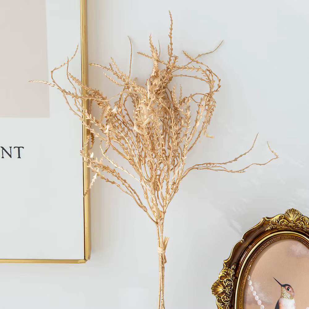 Plante artificielle corail doré herbe fête maison vase cour extérieur jardin nouvel an mariage bouquet de mariée bricolage cadeau décor mur