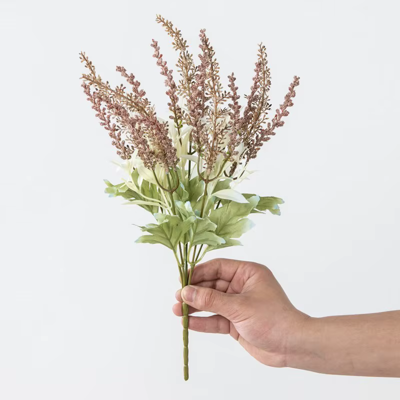 Plantes artificielles lavande gypsophile fleurs Bouquet PE pour mariage bricolage couronnes de noël Arrangement Floral décor de chambre à coucher