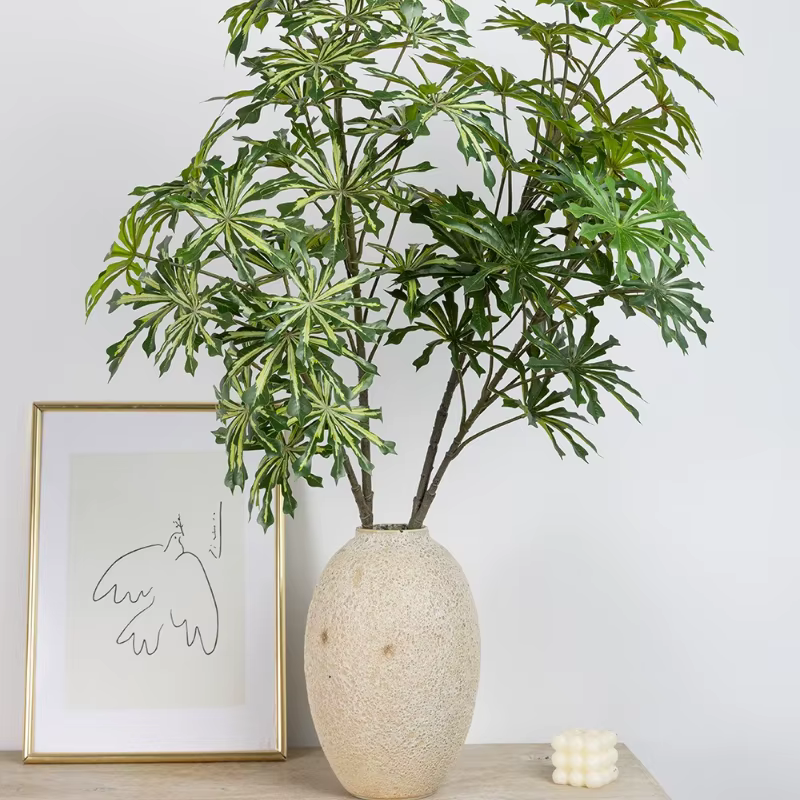 Plantes vertes artificielles pour décoration d'étude