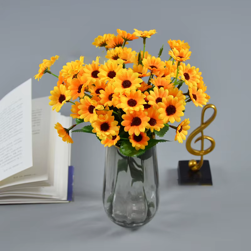 Bouquet de tournesol artificiel en soie