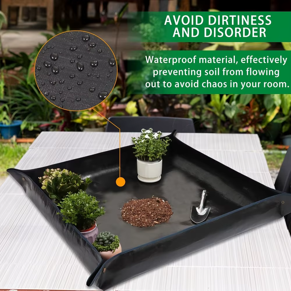 Tapis de repotage pour plantes