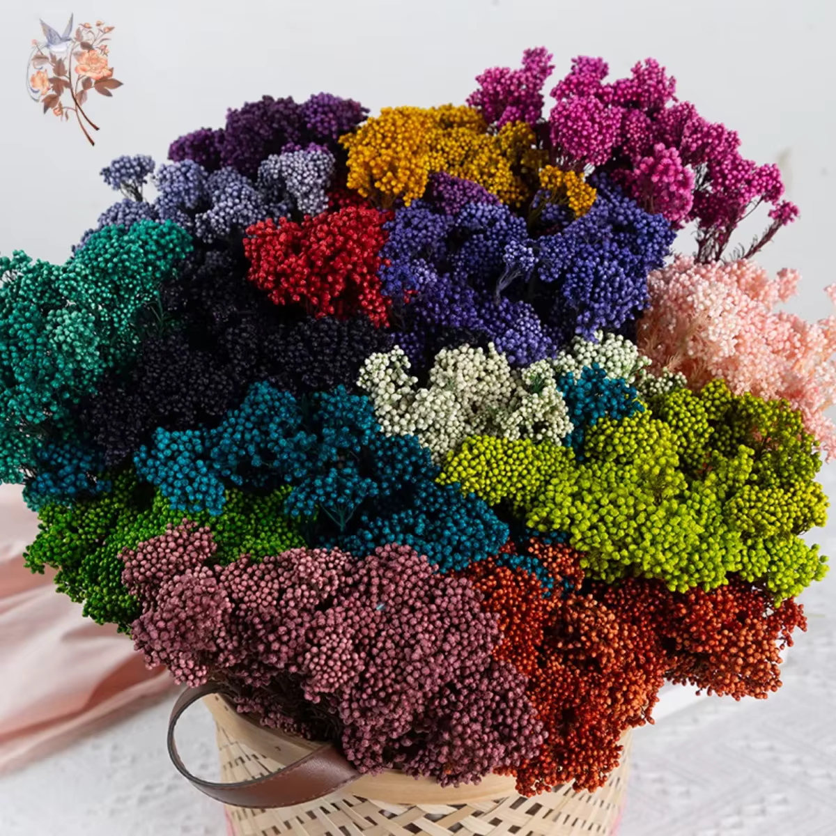 Bouquet de fleurs de Millet séchées naturelles