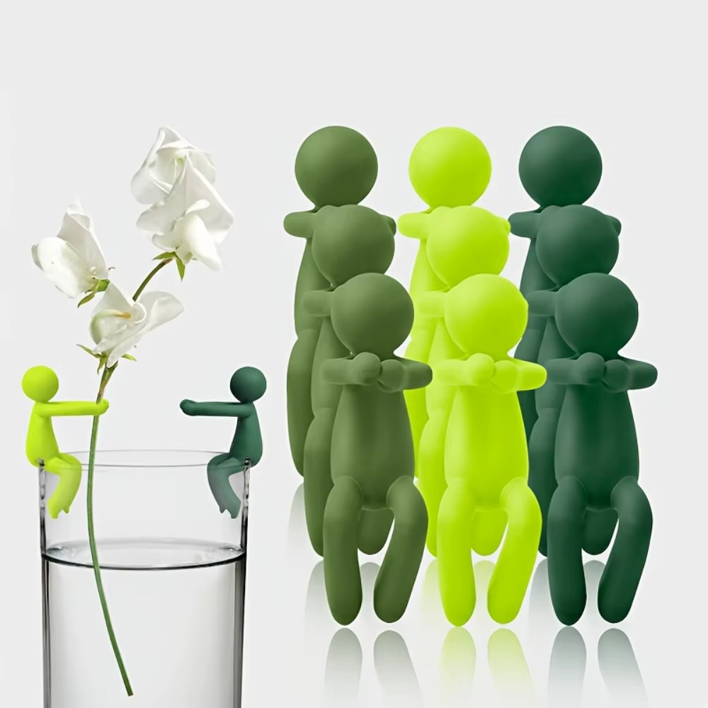 Support pour plantes coloré à 3 niveaux - Le support à fleurs en plastique présente un design unique, pratique pour la culture des plantes et le rangement des fleurs.