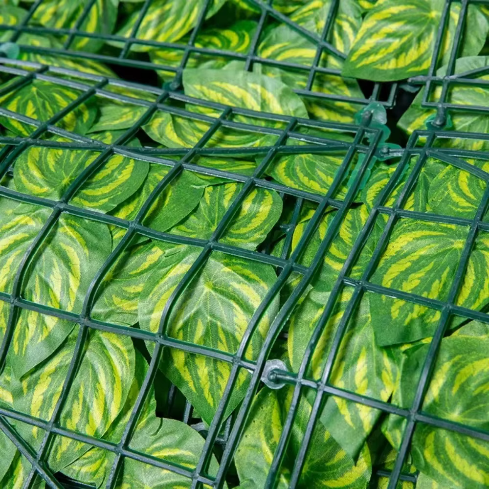 Clôture de plantes artificielles