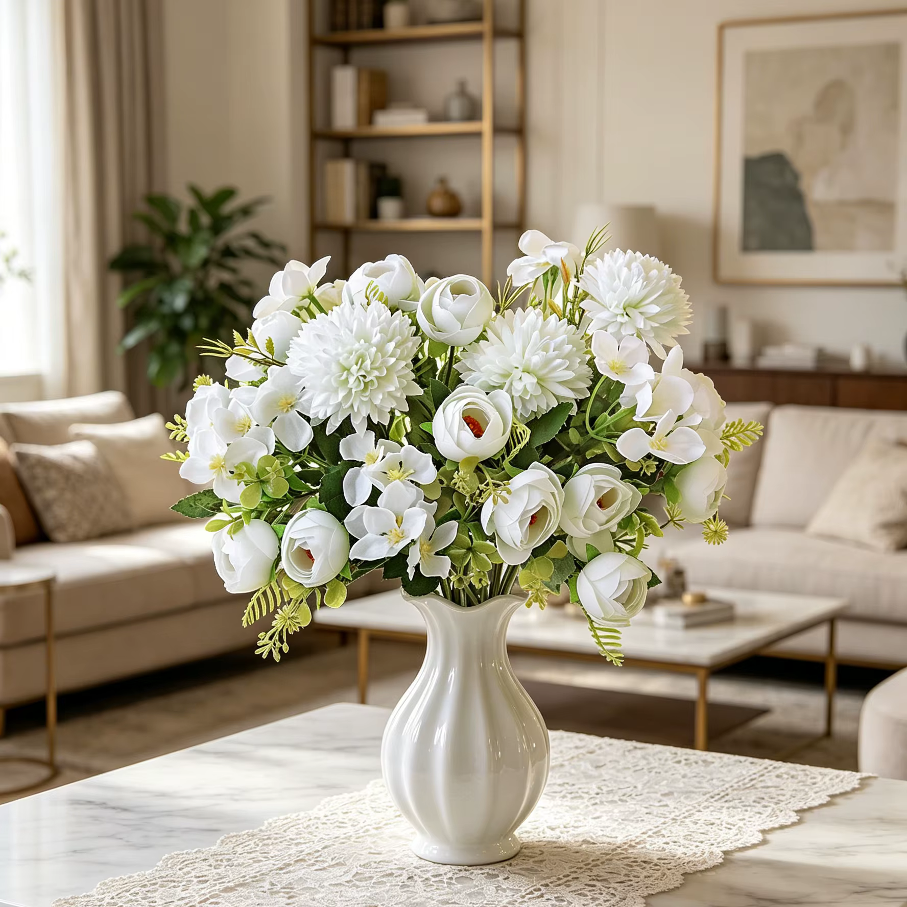 Bouquet de fleurs artificielles d'hortensia pour la maison, la table, le jardin, les fêtes, les mariages, les bouquets de mariée, la décoration DIY et les cadeaux