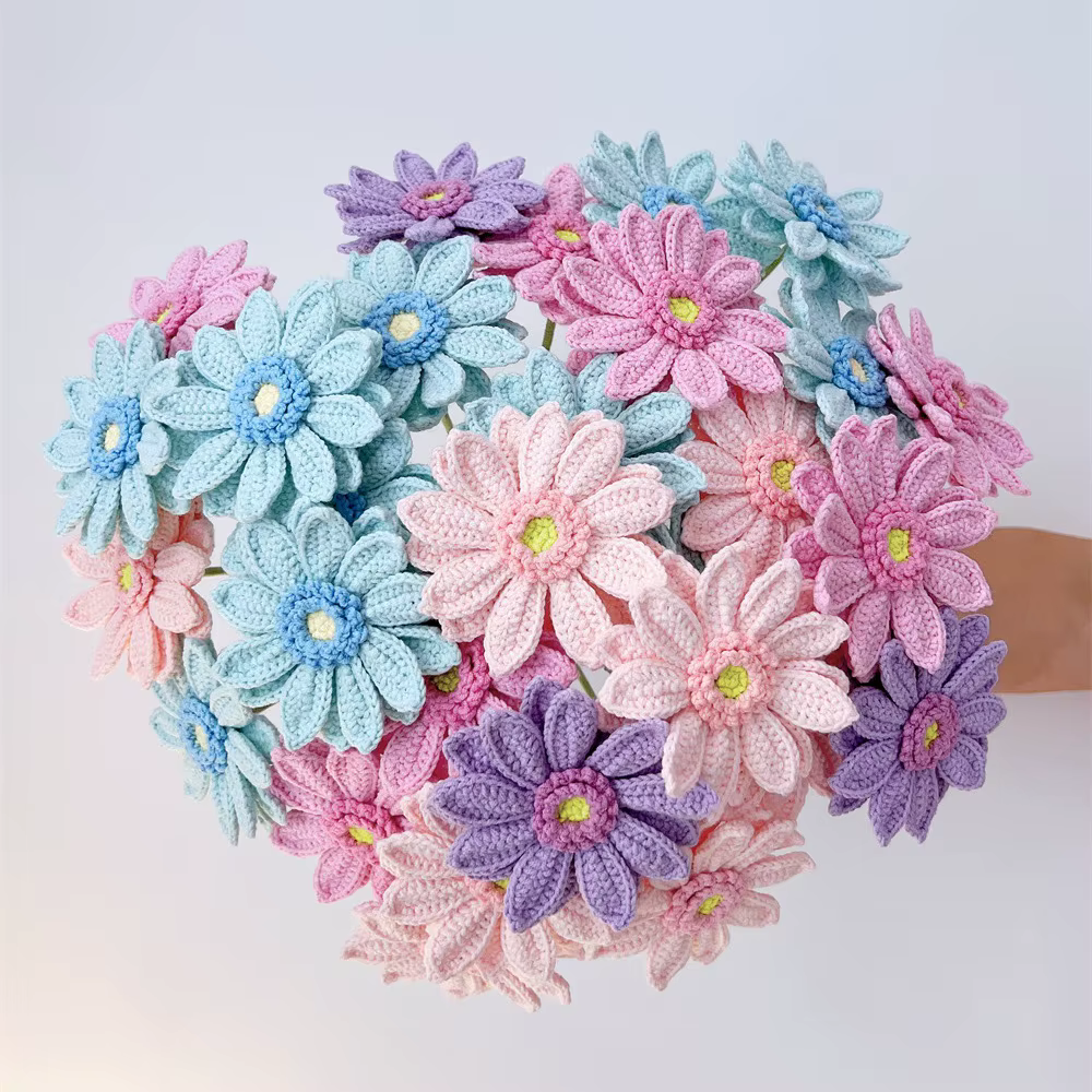 Bouquets de chrysanthème Ins au Crochet