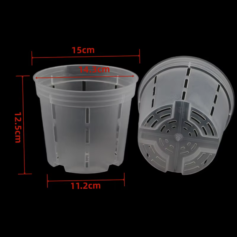 Pots d'orchidées en plastique