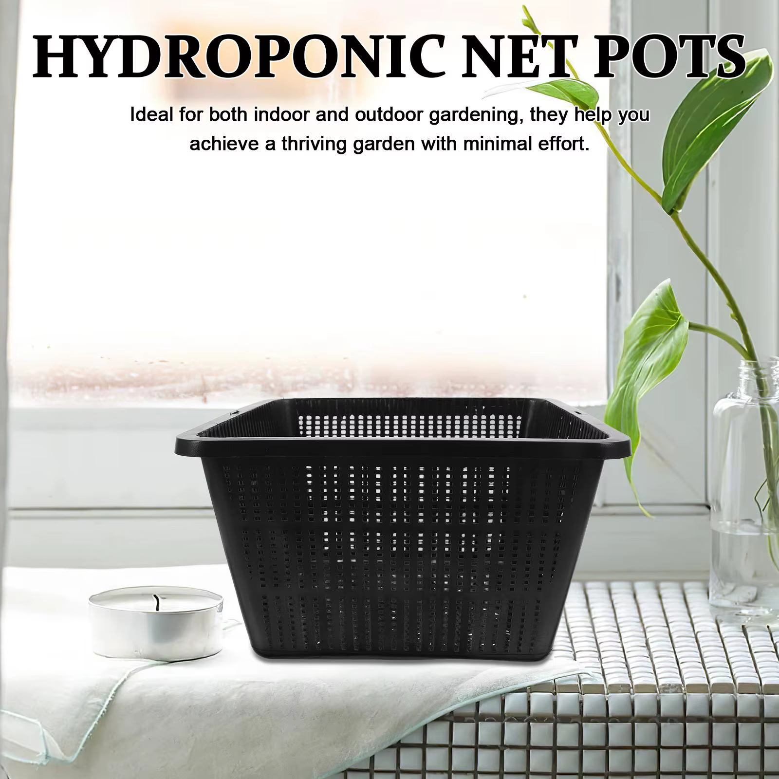 Pot d'équipement hydroponique