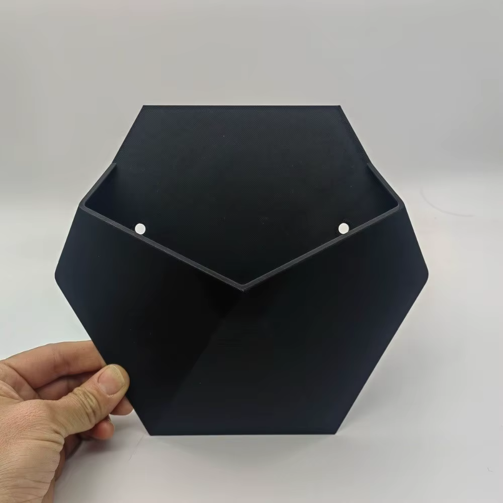 Pot de fleurs hexagonal géométrique imprimé en 3D