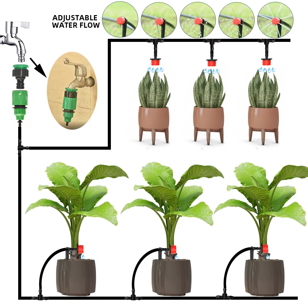 Système d'irrigation goutte à goutte 5M-60M