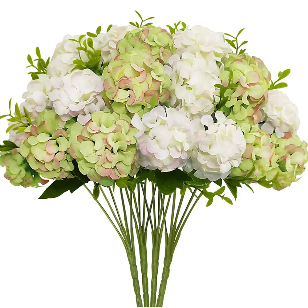 Fleurs d'oeillets artificielles en soie