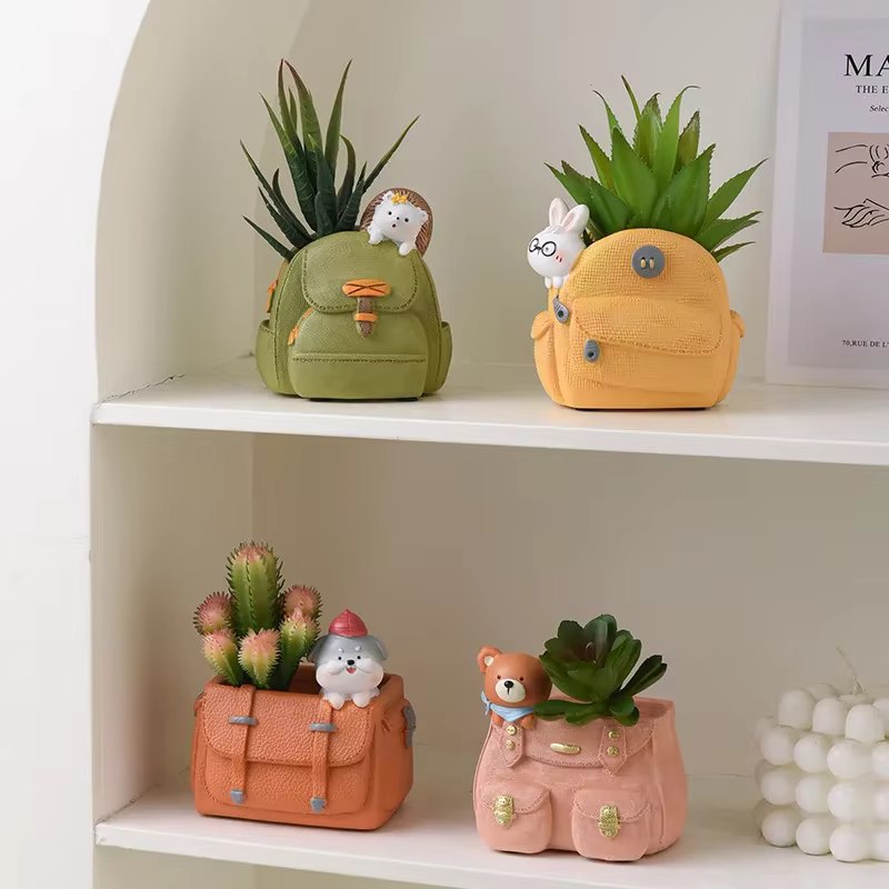Mini jardinière pour plantes succulentes