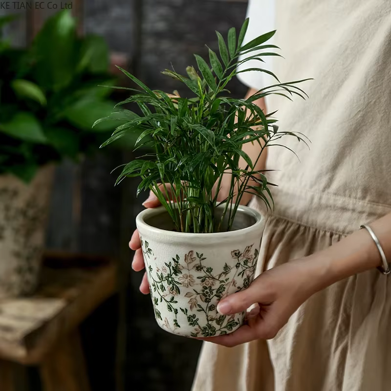 Pot de fleurs en céramique grand format