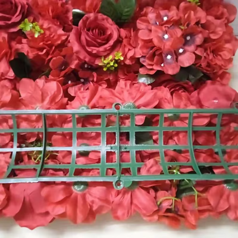 Fleurs artificielles pour décoration de fond de fête