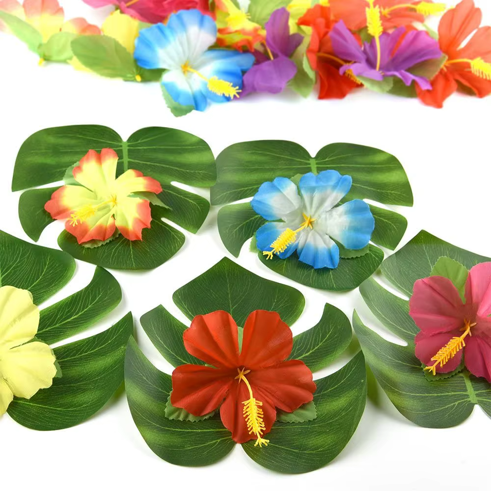 Feuilles de palmier Monstera tropicales