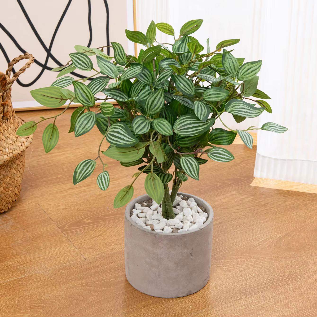 Plante Bonsaï Artificielle Verte pour Décoration Intérieure (Coin de Maison