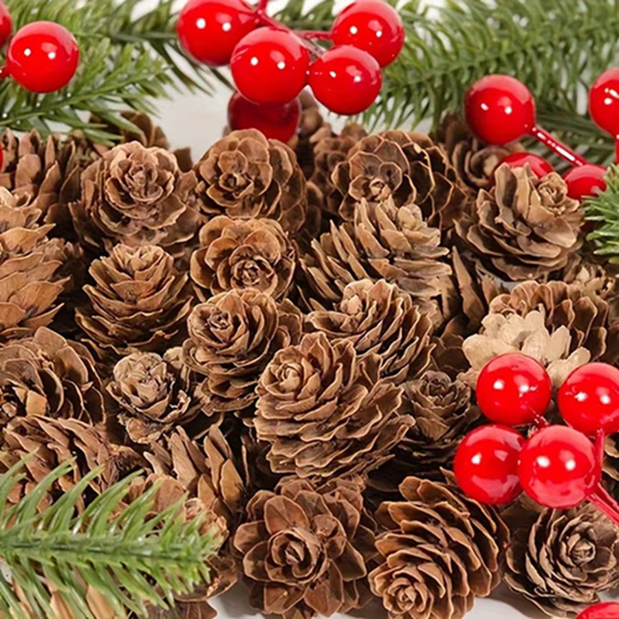 Plante artificielle pomme de pin Accueil Salon De Mariage Arbre De Noël Halloween En Plein Air Jardin Décor Mariée Couronne Accessoire Artistique
