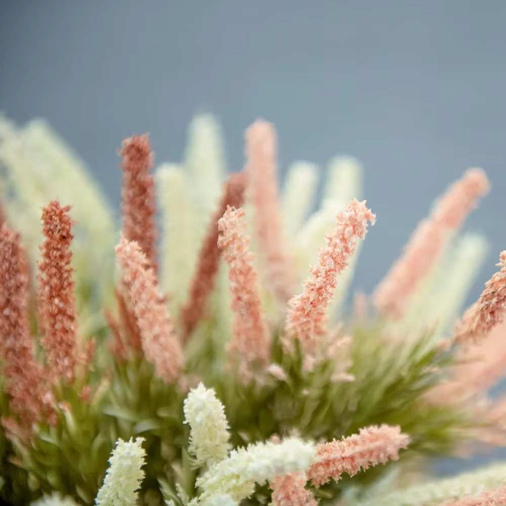 Fleur artificielle de Malt 36cm, plante verte pour décoration de mariage