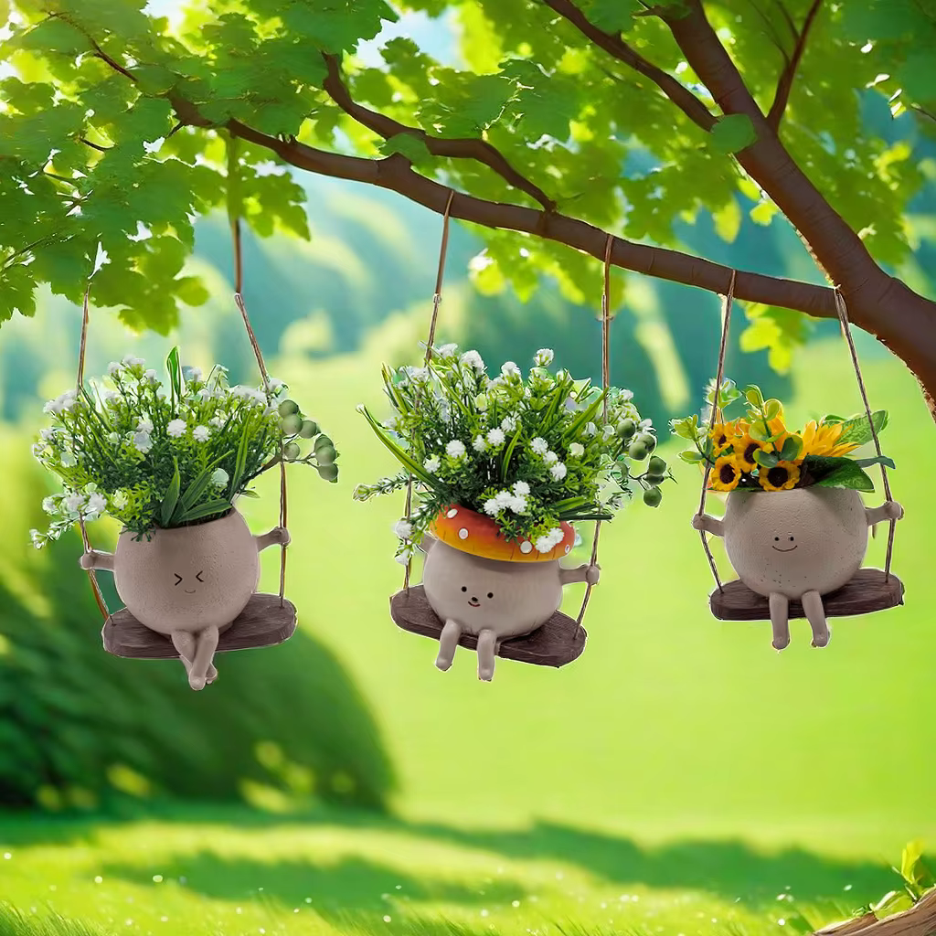 Jardinières suspendues créatives pour plantes succulentes - Mini-jardinières