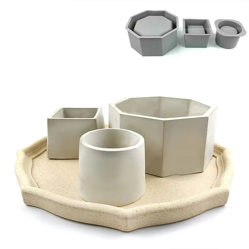 Moule en silicone pour pot de fleur