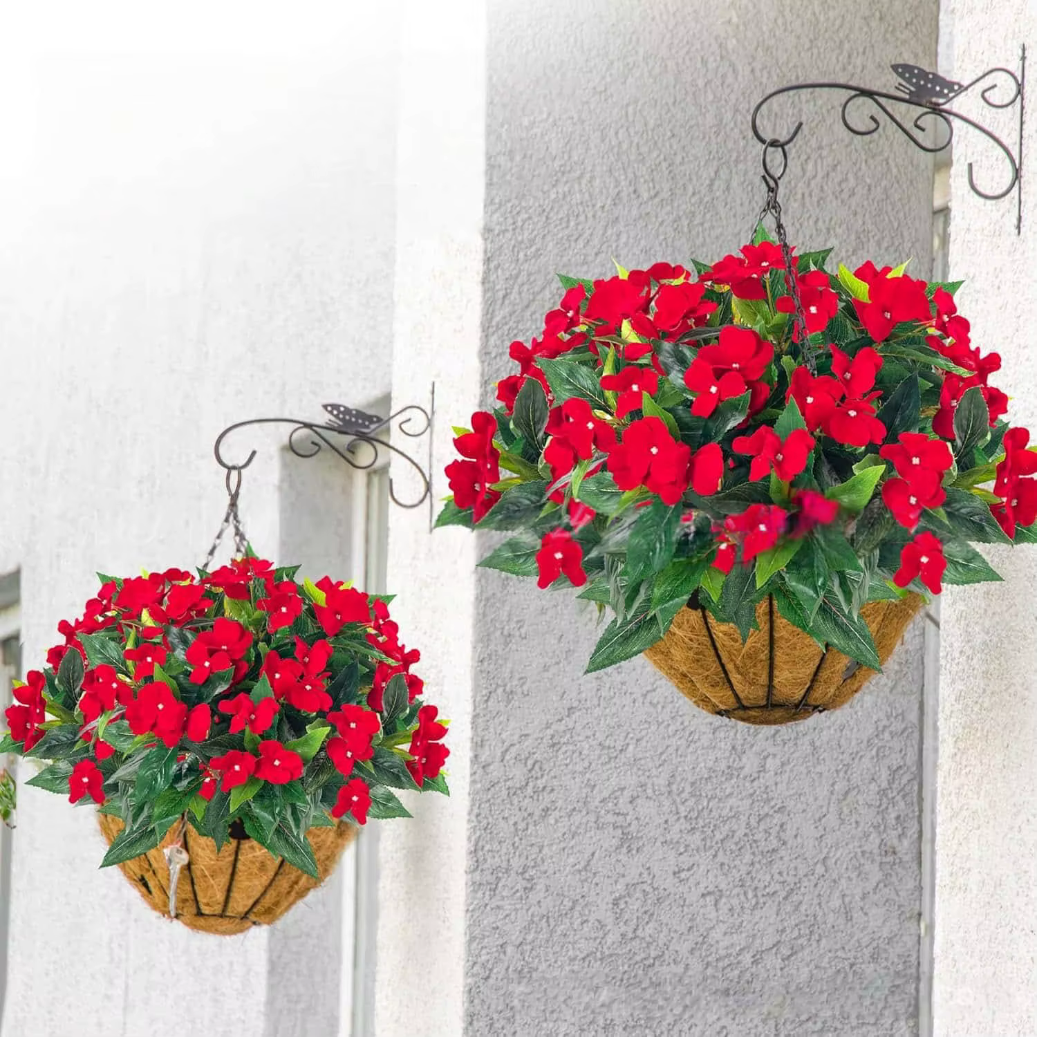 Fleurs artificielles, faux baume réaliste