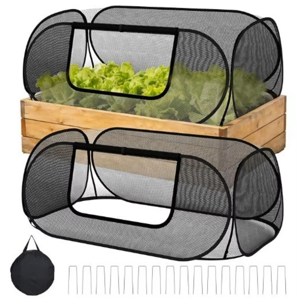 Couverture de protection pour plantes en maille PVC transparente