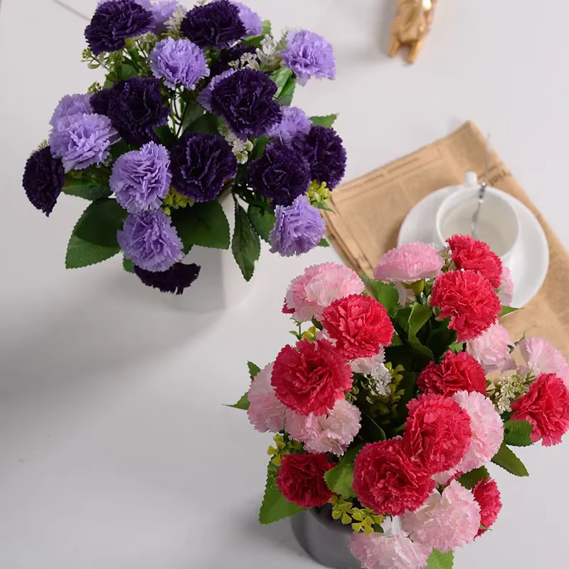 InjFlower-Bouquet de fleurs artificielles pour la décoration de la maison