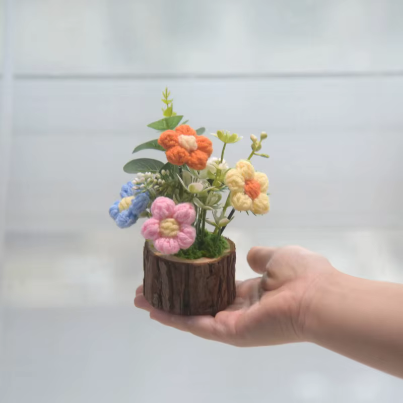 Nouvelles fleurs au Crochet
