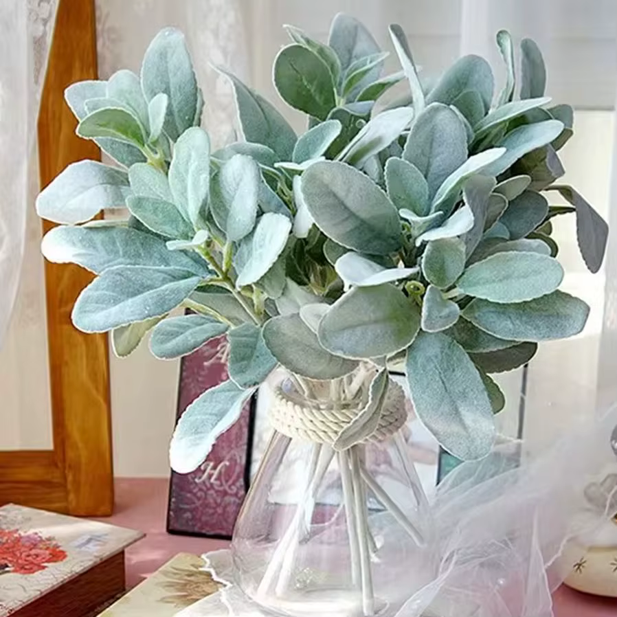 1/3 pièces de plantes artificielles en velours
