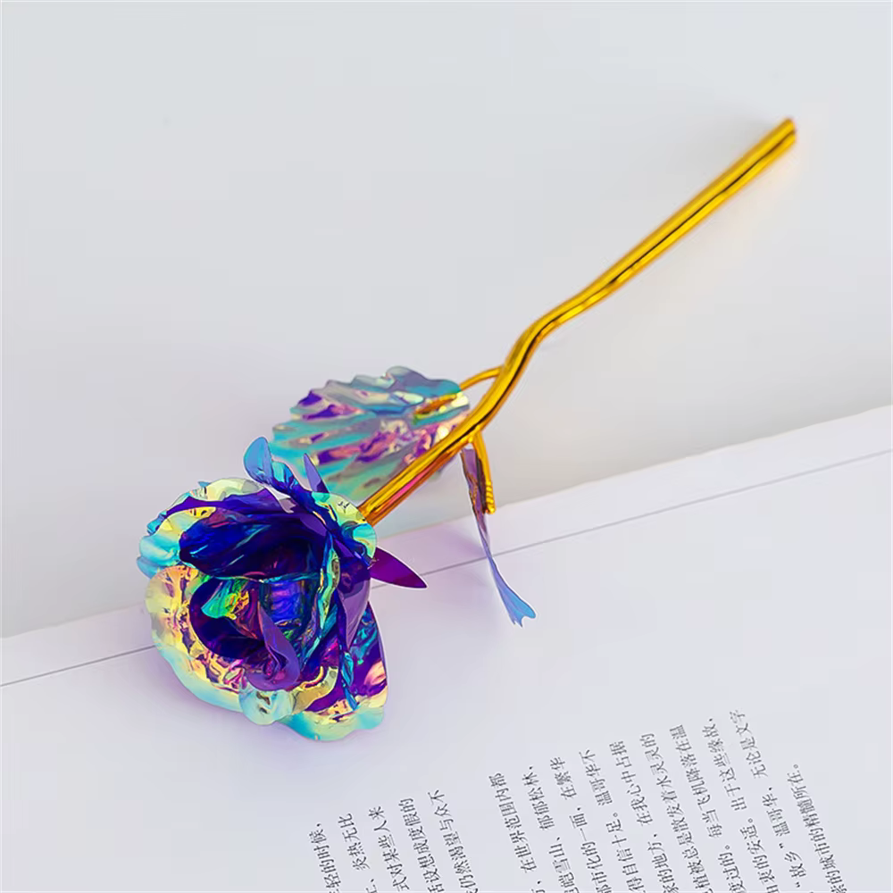 1 pièces fleur artificielle feuille Rose