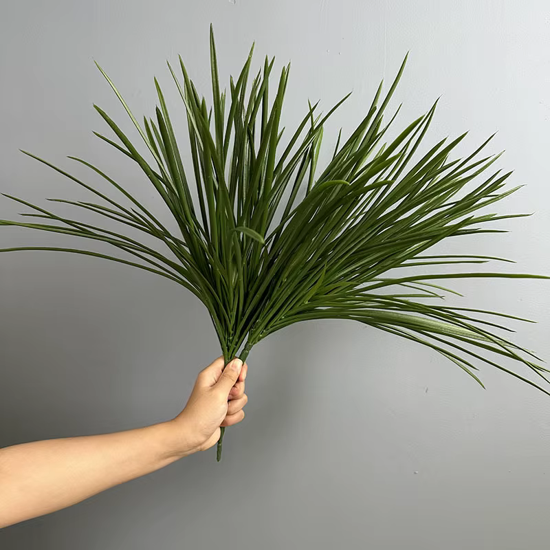 Lot de 4 fausses herbes nordiques en plastique