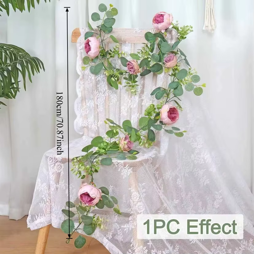 Guirlande de fleurs artificielles de 1