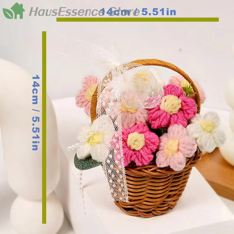 ※1 bouquet de fleurs au crochet fait main