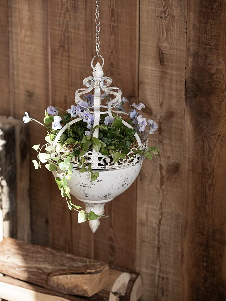 ConfronBasket-Pot de Fleur en Métal pour Plantes Suspendues