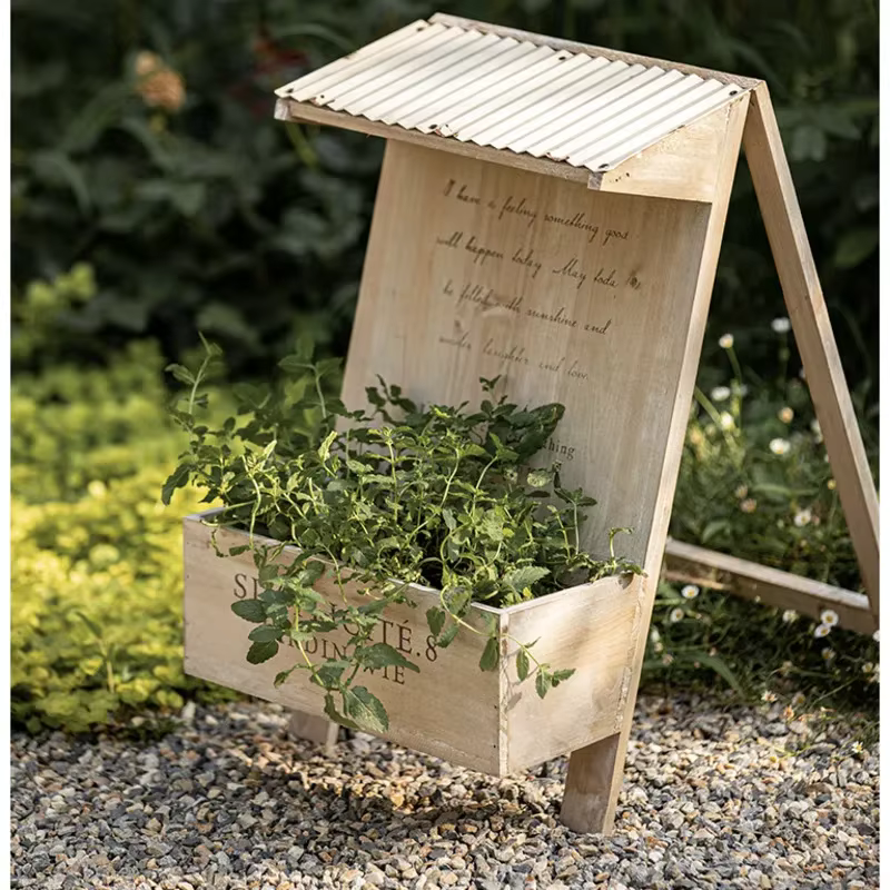 Support de fleurs de plantation de cour