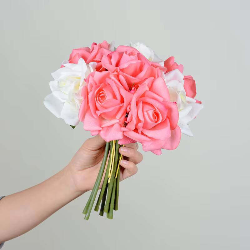 Fleurs artificielles 5 têtes