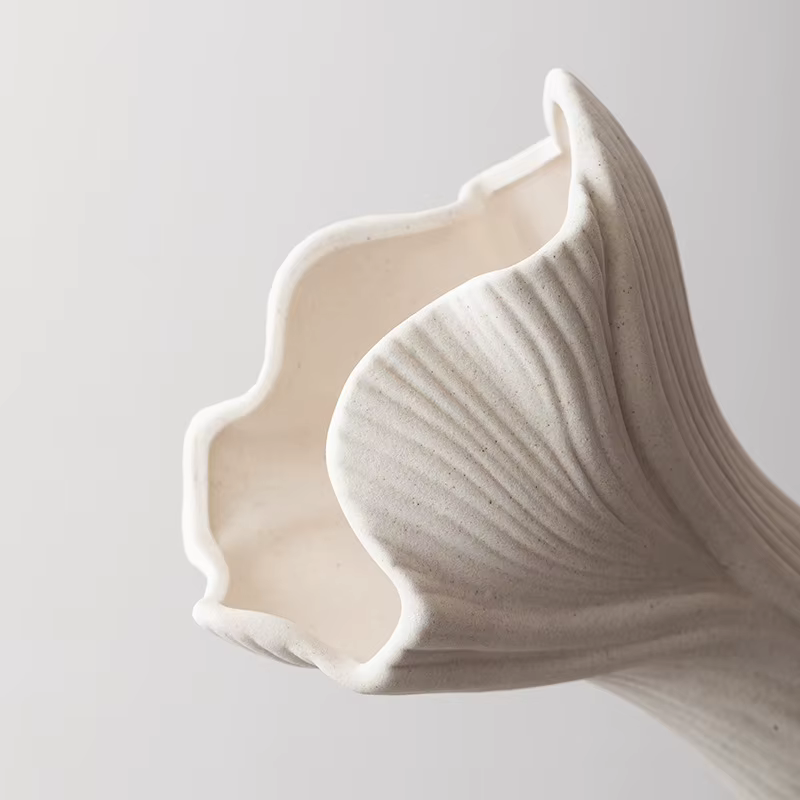CAPIRON Vase en céramique à fleurs nordiques