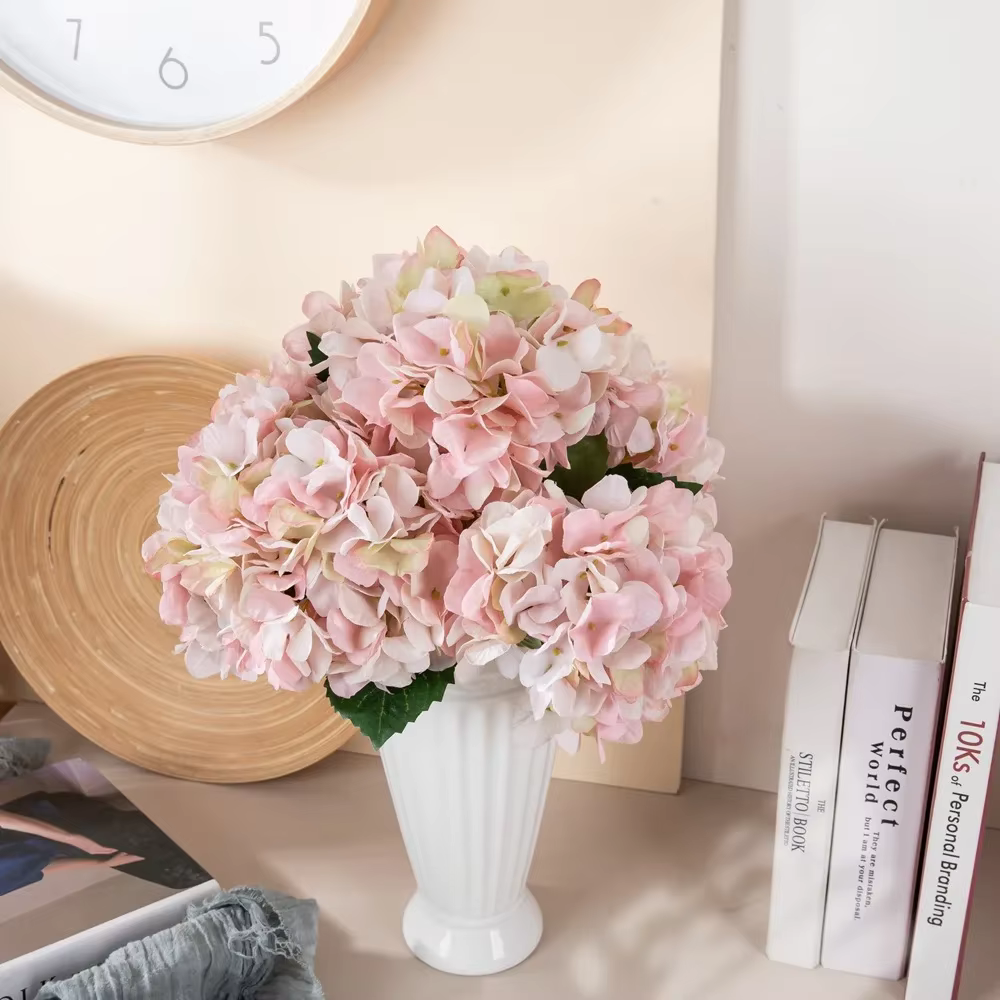Mini fleur artificielle d'hortensia 37cm