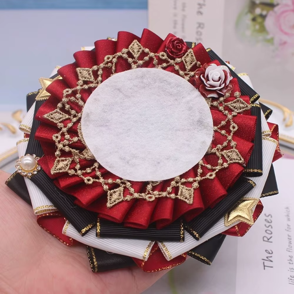 Machine à rosettes transparente pour fleurs en ruban et fleurs en tissu, 9cm, 12cm, 15cm, pour figurines de table et artisanat DIY