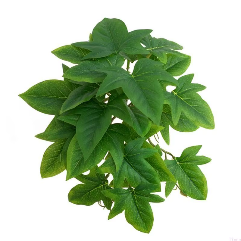 Terrarium Plantes artificielles pour les amphibiens reptiles pour le réservoir réaliste tropicale