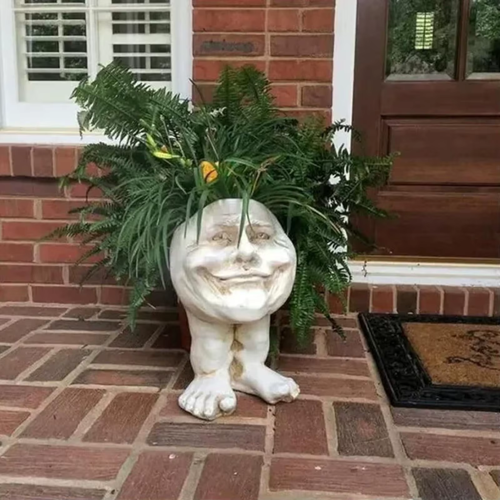 Ornement drôle de pot de fleur Muggle