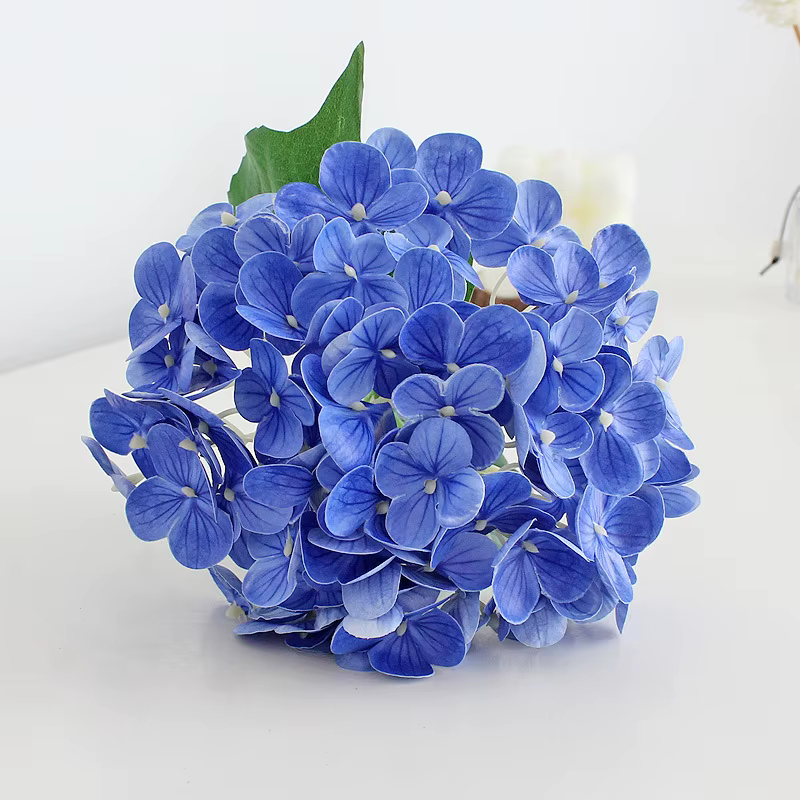 Fleur d'hortensia artificielle de 18 pouces