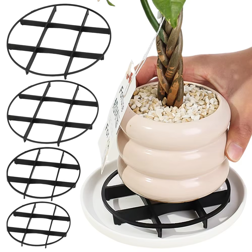 Pot de fleurs en plastique pour intérieur et extérieur