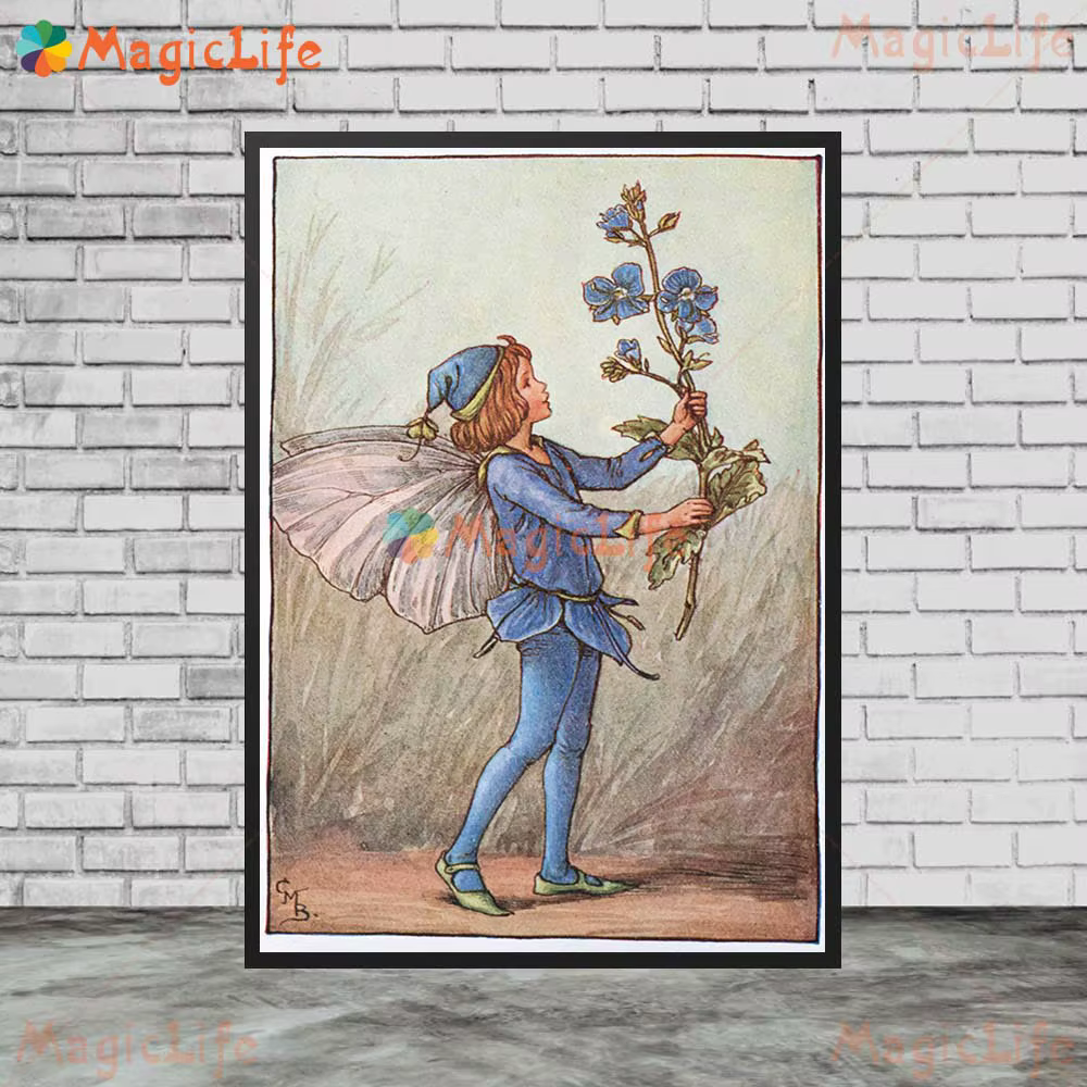 Affiche Murale Nordique de Fées de Printemps
