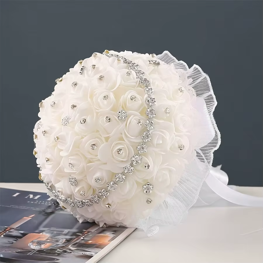 1 pièce d'amour de mariage tourne autour des fleurs
