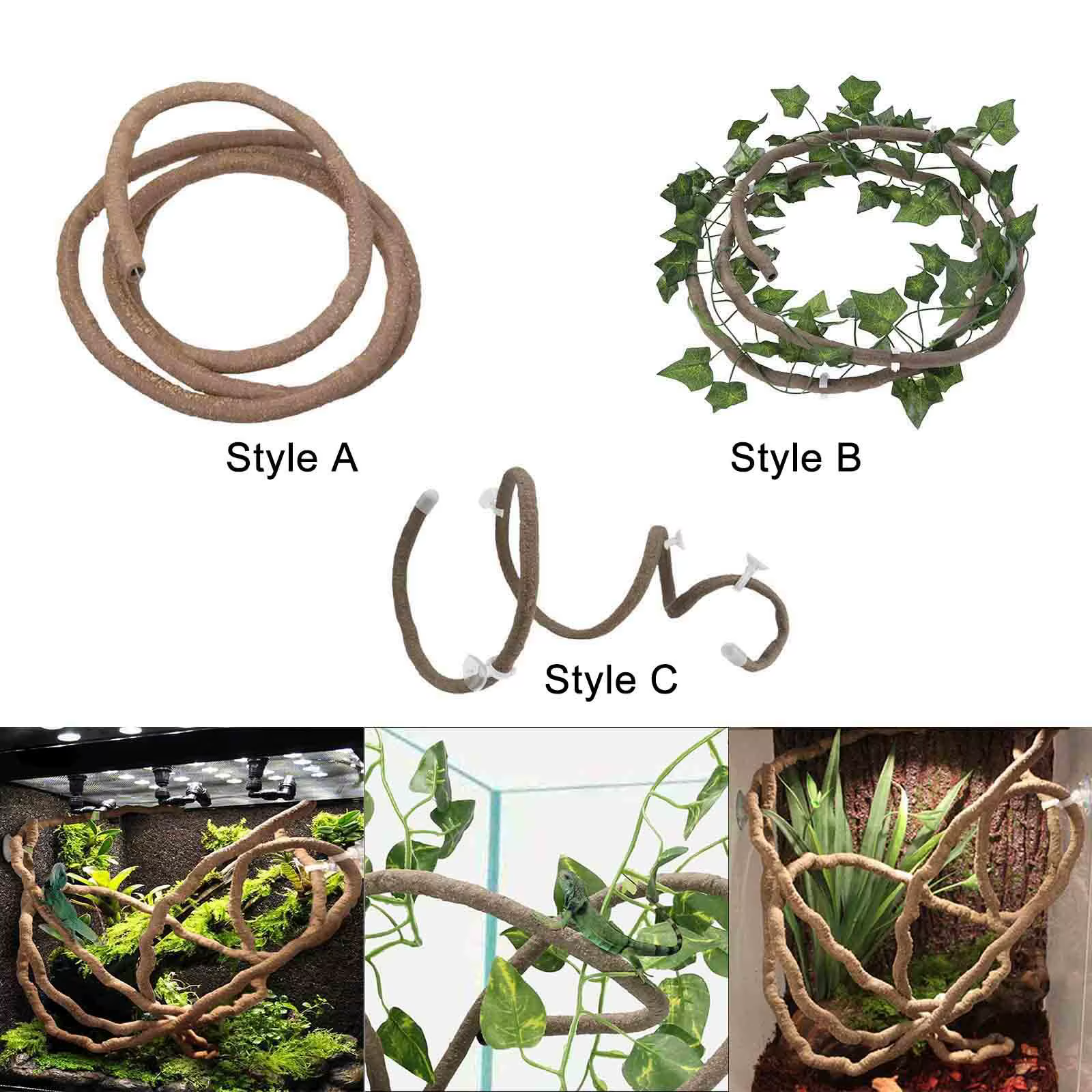 Vignes de Reptile pour décor de Terrarium
